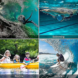 Universal Appareil photo étanche sous-marine sous caméra Full HD 1080p 30 MP enregistreur vidéo 16x Zoom numérique 10 pi Caméra numérique imperméable pour la plongée en apnée