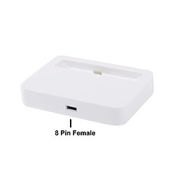 Station D'Accueil USB Blanc Dock de Synchronisation Chargeur Iphone 5 Accessoire - YONIS pas cher