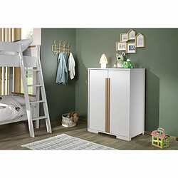 Avis Paris Prix Armoire 2 Portes London 116cm Blanc