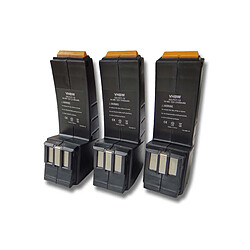 Lot 3x Batterie Ni-MH 2100mAh (12V) vhbw pour outils Festo Festool CCD12MH, CCD12v, CDD12, CDD12E, CDD12ES, CDD12ESC, CDD12FX, CDD12MH, CCD12ES-C