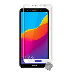 Htdmobiles Film de protection vitre verre trempe incurve integral pour Huawei Honor 7A - BLANC