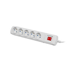 Avis Natec Surge protector Bercy 400 1,5m 5 sockets grey