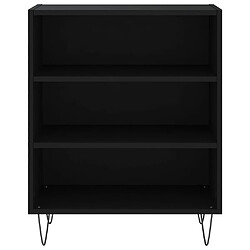 Acheter Maison Chic Buffet,Meuble de Rangement,commode pour salon,Cuisine noir 57x35x70 cm bois d’ingénierie -MN42581