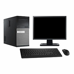 PC Tour Dell 9010 Ecran 27" Intel i5-3470 RAM 16Go SSD 960Go Windows 10 Wifi - Occasion