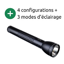 Lampe torche LED ML300LX - IPX4 - 3 piles LR20 D - 746 lumens - 29.8cm - Noir - Maglite