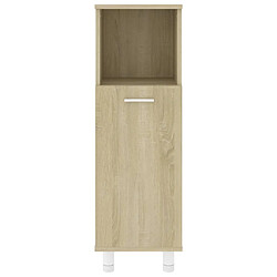 Acheter vidaXL Armoire de salle de bain Chêne sonoma Bois d'ingénierie