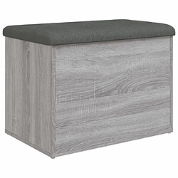 Maison Chic Banc de rangement | Meuble de rangement d'Entrée | Coffres d'Intérieur sonoma gris 62x42x45 cm bois d'ingénierie -MN78450