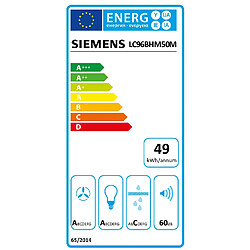 Hotte murale SIEMENS iQ300 LC96BHM50M pas cher