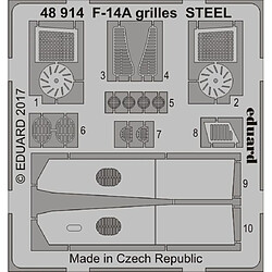 F-14A grilles STEEL for Tamiya - 1:48e - Eduard Accessories