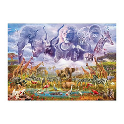 Puzzle - SCHMIDT SPIELE - Animaux autour d'un point d'eau - 1000 pieces 