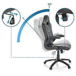 Siège de bureau / Fauteuil de direction GAME SPORT B Similicuir noir hjh OFFICE