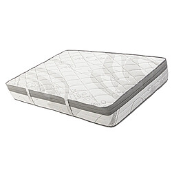 Visiodirect Matelas réversible BORA 180x200 cm, en mousse mémoire de forme, ferme, indépendance du couchage 