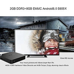 Universal T95N HD 4K S905 2,4 GHz Quad Core WiFi 1G + 8G 2G + 8G Android 6.0 Smart TV Box