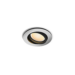 Philips Hue Spot Downlight White Ambiance Milliskin GU10 Hue Coupe Ø 70mm Aluminium Ledkia Spot Downlight White Ambiance Milliskin GU10 Hue Coupe Ø 70mm