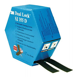 3M Adhésif double-face ouvrable et refermable Dual Lock, largeur 25.4 mm, boîte de 2 rouleaux de 5 m