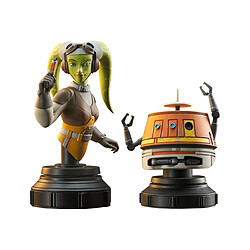 Gentle Giant Star Wars Rebels - Pack 2 bustes Hera & Chopper 15 cm 