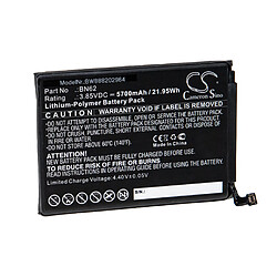 vhbw Batterie remplacement pour Poco / Redmi BN62 pour smartphone (5700mAh, 3,85V, Li-polymère)