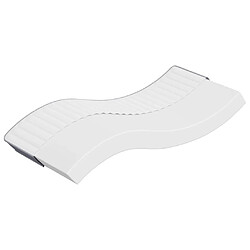 vidaXL Matelas en mousse moyennement doux 90x200 cm