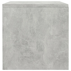 Acheter vidaXL Table de chevet Gris béton 40x30x30 cm Bois ingénierie