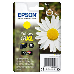 Epson 1-PACK YELLOW 18XL CLARIA HOME INK 18XL cartouche encre jaune haute capacite 6.6ml 450 pages 1-pack RF-AM blister EPSON 1-PACK YELLOW 18XL CLARIA HOME INK 18XL cartouche encre jaune haute capacite 6.6ml 450 pages 1-pack RF-AM blister