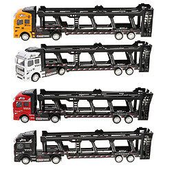 Jouet voiture construction Véhicules D'ingénierie 4 Pièces Camion Remorque Miniatures Jouet Garcon Fille Jouet Interactif Tirent Voiture Alliage Pour Enfants