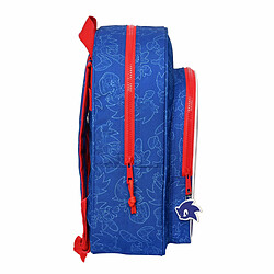 Cartable Sonic Let's roll 26 x 34 x 11 cm Blue marine