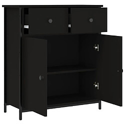 Acheter vidaXL Buffet noir 70x30x80 cm bois d'ingénierie