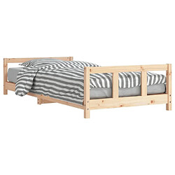 Maison Chic Lit simple Cadre de lit pour enfants,Lit d'Enfant Moderne 90x200 cm bois de pin massif -MN51804