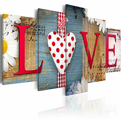 Paris Prix Tableau Imprimé LOVE Handmade 100 x 200 cm