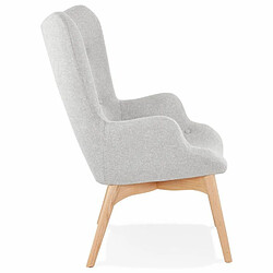 Avis Paris Prix Fauteuil Design Scandinave Ticao 93cm Gris