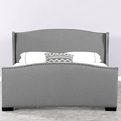 Avis Meubler Design Lit Design Grande Tête De Lit Master - Gris - 160x200