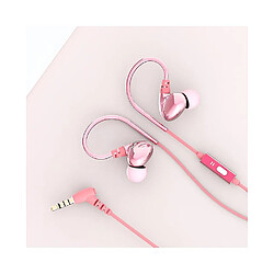 Universal Z4 3.5mm In-Ear Control Headset HiFi Bass Sound Double Mobile Spiral IPX5 IPX5 Etanche avec microphone