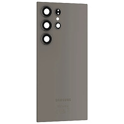 Avis Samsung Vitre arrière Original pour Samsung Galaxy S24 Ultra Gris Foncé