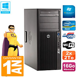 PC HP WorkStation Z210 Tour Xeon E3-1240 RAM 16Go 2 x 2To Graveur DVD Wifi W7 · Occasion 