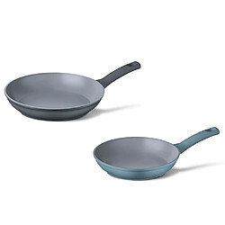 CUISINOX Ensemble de poêles à frire 2 pcs Bleu denim