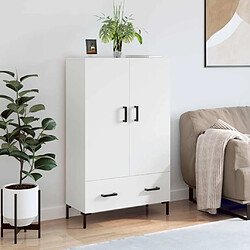 Maison Chic Buffet,Meuble de Rangement,commode pour salon,Cuisine blanc 69,5x31x115 cm bois d'ingénierie -MN92378