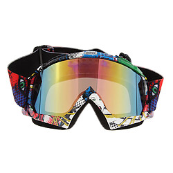 Anti brouillard moto VTT VTT course lunettes lunettes A016 miroir coloré