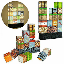 Universal 16 pièces de Minecraft Blocs de construction Patchwork Lamps Patchwork Lamps DIY