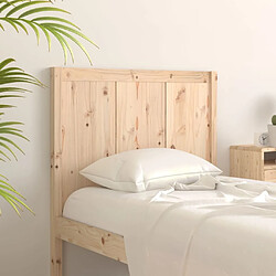 Avis Maison Chic Tête de lit scandinave pour lit adulte,Meuble de chambre 105,5x4x100 cm Bois massif de pin -MN55368