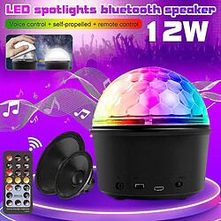 Avis Universal Clear Sound Quality Haut-parleurs 12W sans fil Bluetooth RGB LED Party Disco Crystal Haut-parleur Magic Ball Effect Musique Stage