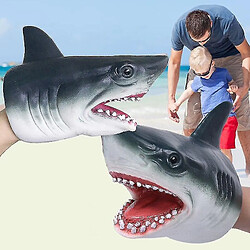 Avis Universal Enfants blagues jeux shark hand marionnette en caoutchouc souple têtes animaux hand marionnettes