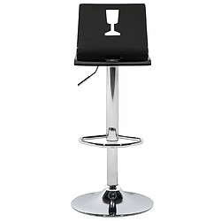 Acheter Beliani Tabouret de bar Set de 2 Noir BUSAN