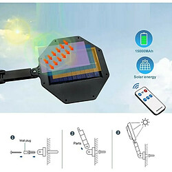 Tradex LED STREET LIGHT WITH SOLAR PANEL REMOTE CONTROL SENSOR TX-8230