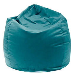 Pouf poire - bleu paon - 14200v-34 - JUMBO BAG