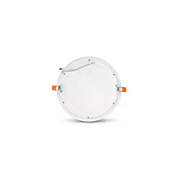 Avis Plafonnier LED Encastrable AC220/240V 18W 1660lm 120° Etanche IP40 IK06 Ø225mm - Blanc du Jour 6000K perçage Ø205mm