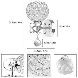 Avis Onever Applique murale en cristal design moderne suspension murale pendentif porte E14 prise