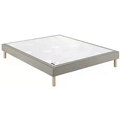 Sommier Epeda Nature Medium - Chiné Naturel 90x190