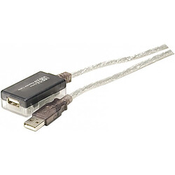 Abi Diffusion Rallonge amplifiée USB 2.0 12m - Actif jusqu'a 36m