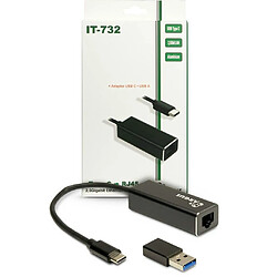 Intertech Inter-Tech LAN-Adapter Argus IT-732 USB-C Gigabit Ethernet 