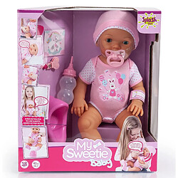 Carrefour Poupée baby rose